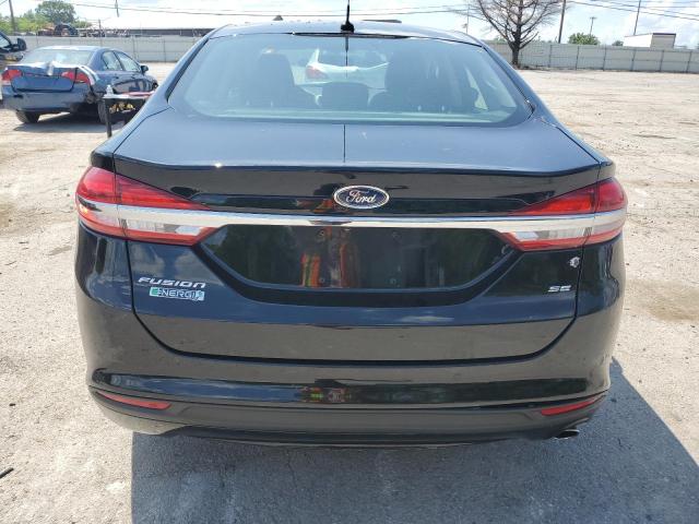 3FA6P0PU4JR199012 - 2018 FORD FUSION SE PHEV BLACK photo 6