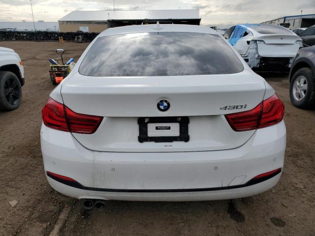 WBA4J1C57JBA29805 - 2018 BMW 430I GRAN COUPE WHITE photo 6