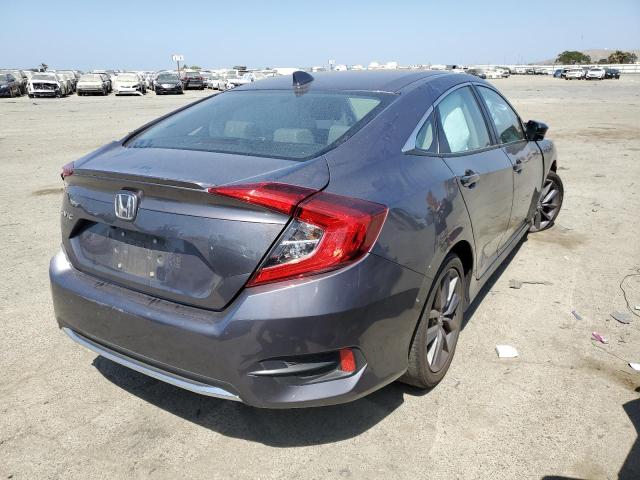 19XFC1F73KE204488 - 2019 HONDA CIVIC EXL GRAY photo 3