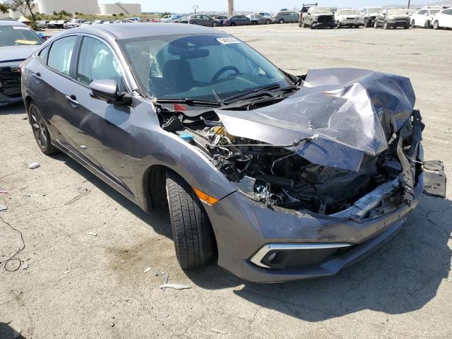 19XFC1F73KE204488 - 2019 HONDA CIVIC EXL GRAY photo 4