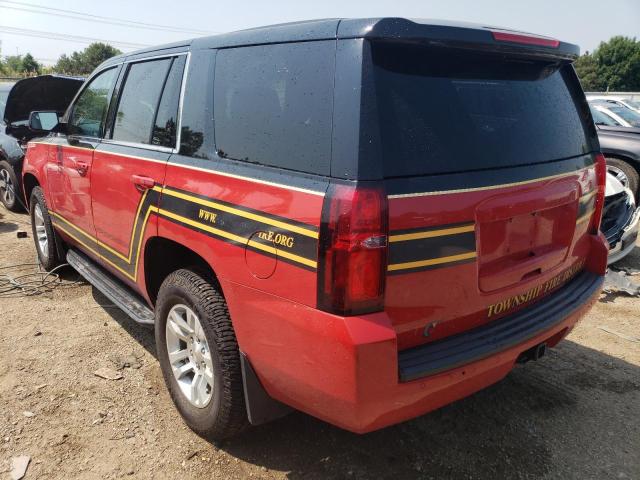 1GNSKFEC4KR357809 - 2019 CHEVROLET TAHOE SPECIAL RED photo 2