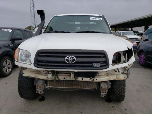 5TBBT48192S322455 - 2002 TOYOTA TUNDRA ACCESS CAB LIMITED WHITE photo 5