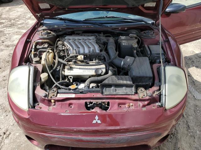 4A3AE55H54E058144 - 2004 MITSUBISHI ECLIPSE SPYDER GT BURGUNDY photo 11