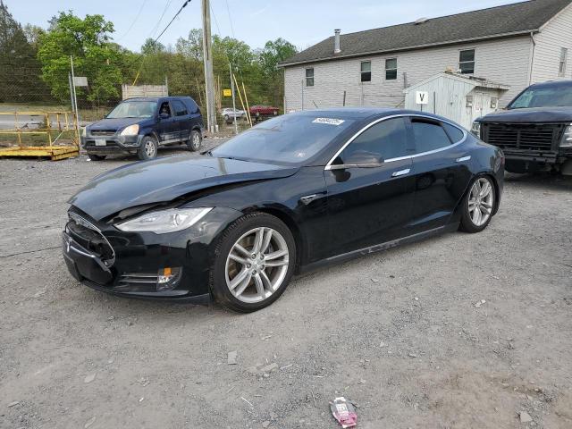 5YJSA1E21FF116677 - 2015 TESLA MODEL S BLACK photo 1
