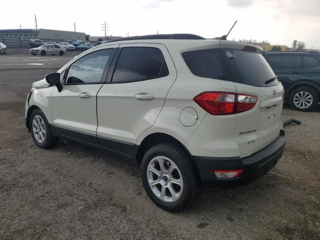 MAJ3S2GE5MC443517 - 2021 FORD ECOSPORT SE WHITE photo 2