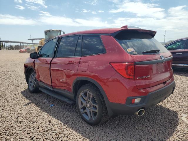 5FNYF8H51NB021352 - 2022 HONDA PASSPORT EXL RED photo 2