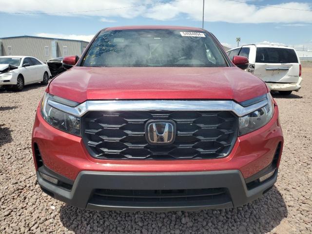 5FNYF8H51NB021352 - 2022 HONDA PASSPORT EXL RED photo 5