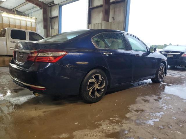 1HGCR2F37GA062453 - 2016 HONDA ACCORD LX BLUE photo 3