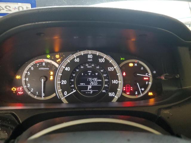 1HGCR2F37GA062453 - 2016 HONDA ACCORD LX BLUE photo 9