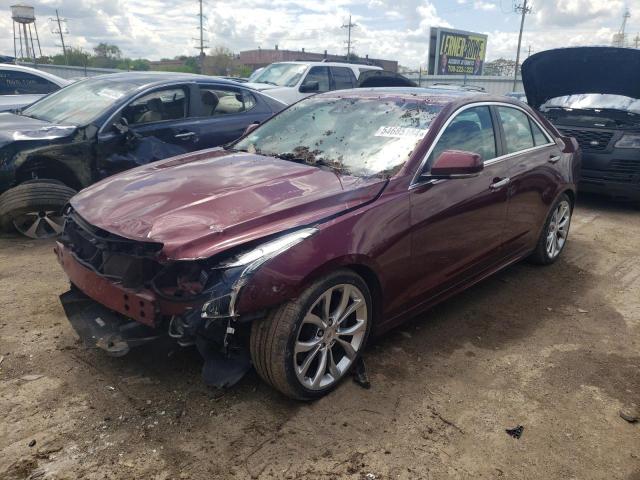 1G6AE5S30E0186093 - 2014 CADILLAC ATS PREMIUM MAROON photo 1