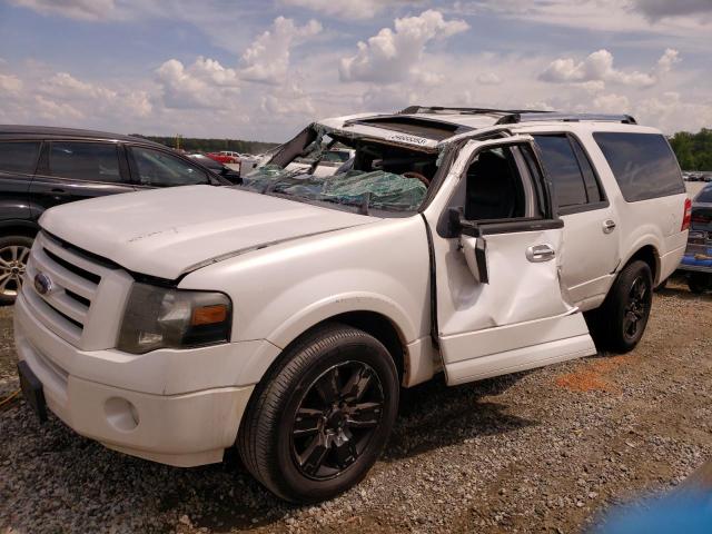 1FMJK1K52AEB61365 - 2010 FORD EXPEDITION EL LIMITED WHITE photo 1