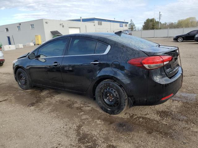 3KPFL4A84HE056930 - 2017 KIA FORTE EX BLACK photo 2