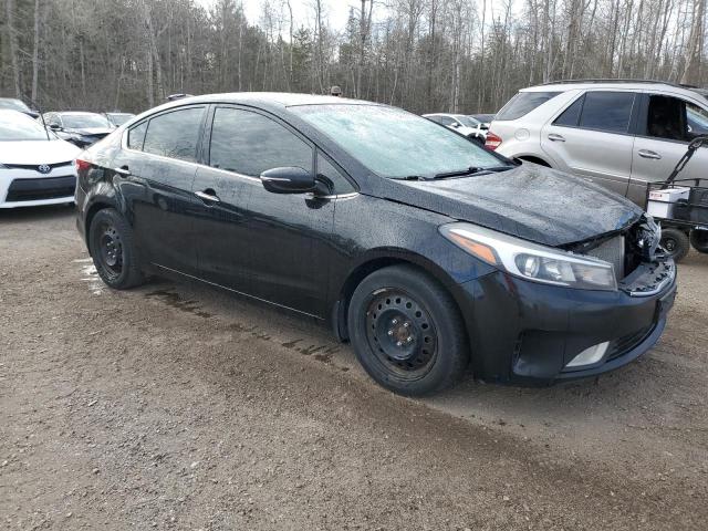 3KPFL4A84HE056930 - 2017 KIA FORTE EX BLACK photo 4