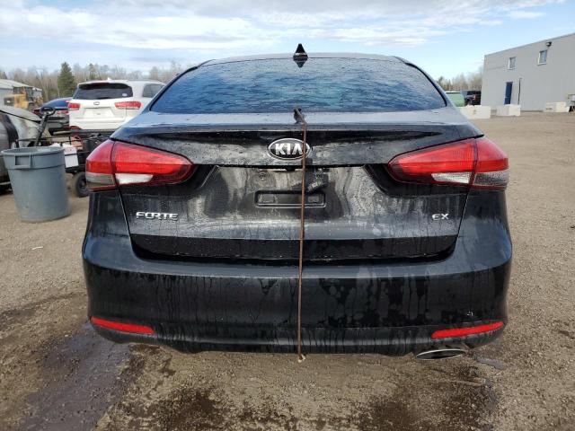 3KPFL4A84HE056930 - 2017 KIA FORTE EX BLACK photo 6