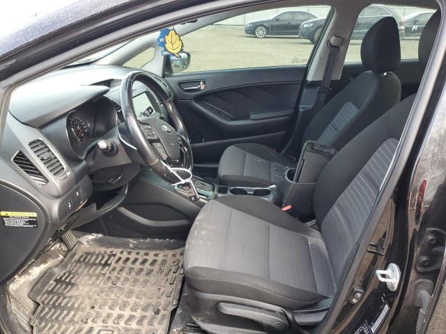 3KPFL4A84HE056930 - 2017 KIA FORTE EX BLACK photo 7