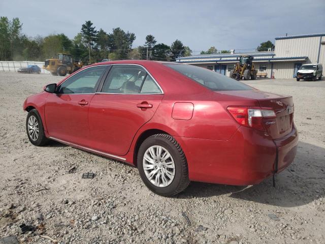 4T1BF1FKXDU653709 - 2013 TOYOTA CAMRY L RED photo 2