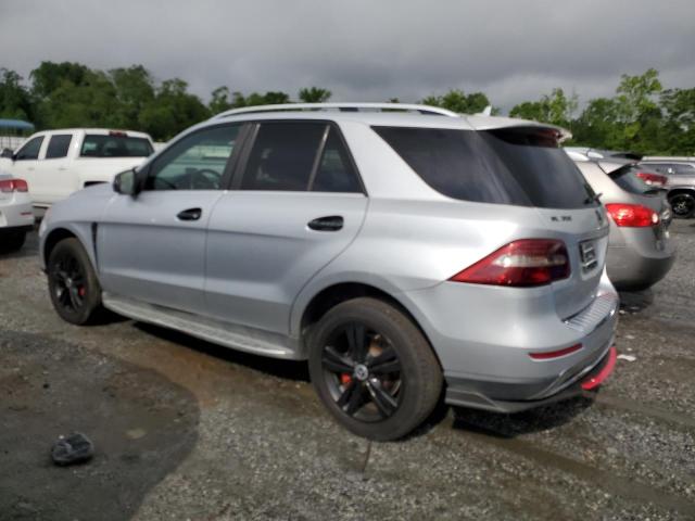4JGDA5HB5DA199303 - 2013 MERCEDES-BENZ ML 350 4MATIC SILVER photo 2