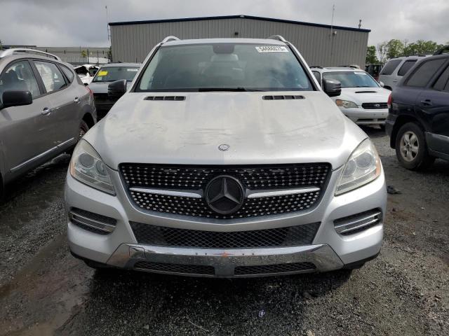 4JGDA5HB5DA199303 - 2013 MERCEDES-BENZ ML 350 4MATIC SILVER photo 5