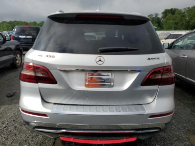 4JGDA5HB5DA199303 - 2013 MERCEDES-BENZ ML 350 4MATIC SILVER photo 6