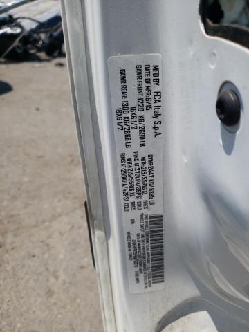 ZFBERFBT5F6A76878 - 2015 RAM PROMASTER SLT WHITE photo 13