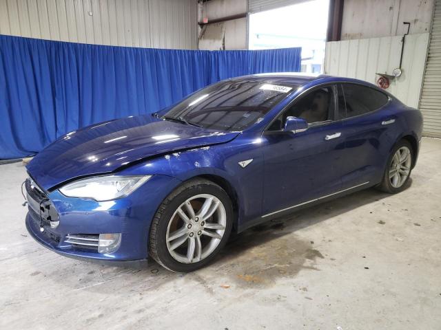 5YJSA1E17FF115525 - 2015 TESLA MODEL S BLUE photo 1
