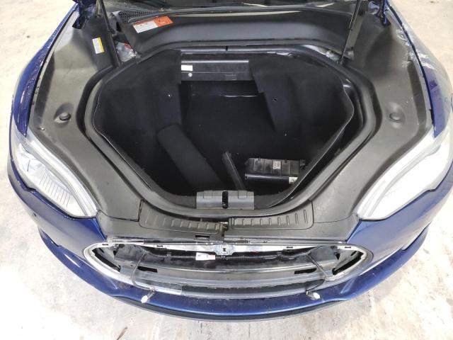 5YJSA1E17FF115525 - 2015 TESLA MODEL S BLUE photo 11