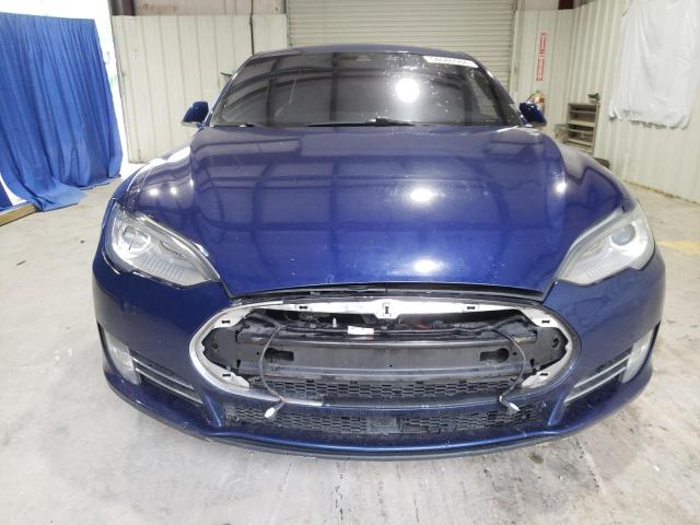 5YJSA1E17FF115525 - 2015 TESLA MODEL S BLUE photo 5