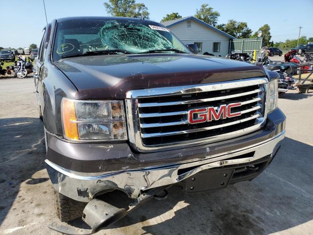 3GTP2VE30BG141335 - 2011 GMC SIERRA K1500 SLE CHARCOAL photo 9