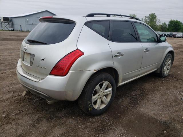 JN8AZ08WX6W551212 - 2006 NISSAN MURANO SL SILVER photo 3