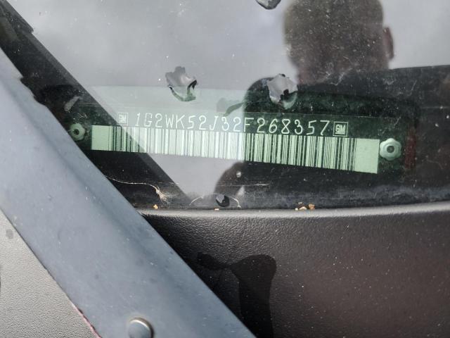 1G2WK52J32F268357 - 2002 PONTIAC GRAND PRIX SE 栗色 照片 12