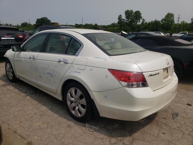 1HGCP36859A003766 - 2009 HONDA ACCORD EXL WHITE photo 2