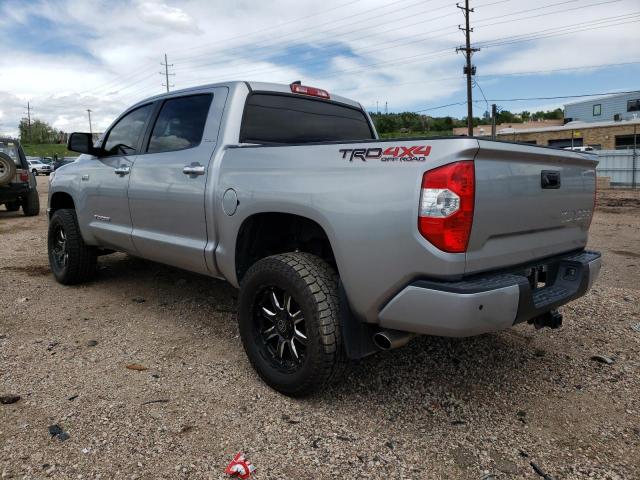 5TFHY5F14LX898803 - 2020 TOYOTA TUNDRA CREWMAX LIMITED GRAY photo 2