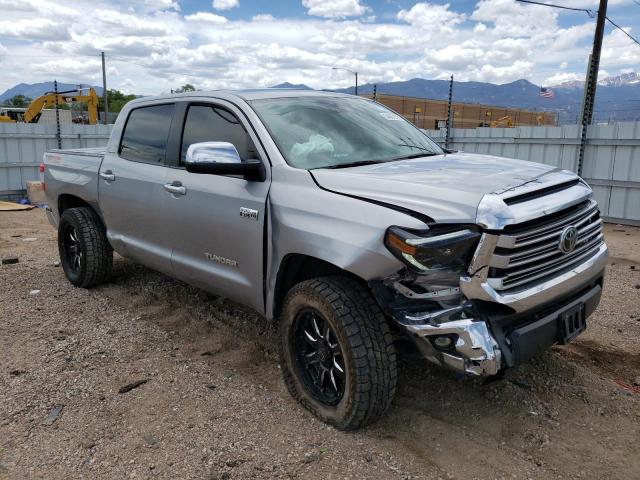 5TFHY5F14LX898803 - 2020 TOYOTA TUNDRA CREWMAX LIMITED GRAY photo 4