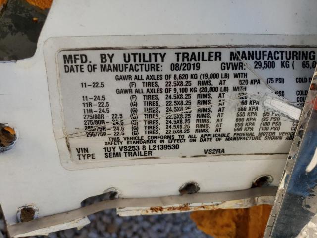 XXX39522073XXX - 2020 UTILITY REEFERTAIL 白色 照片 10