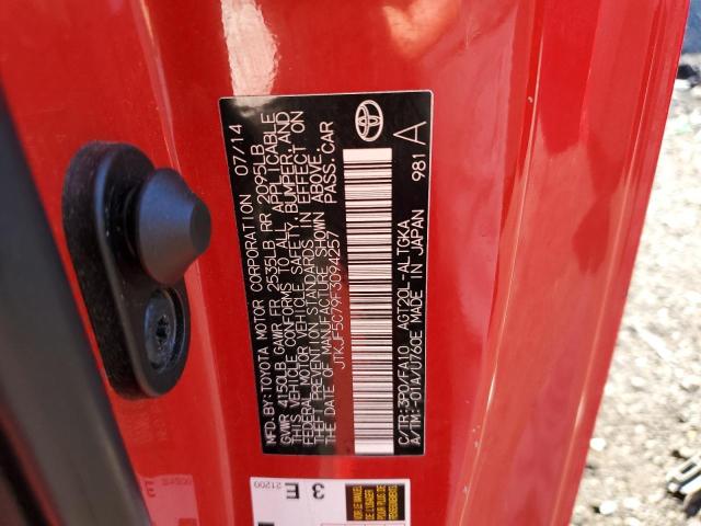 JTKJF5C79F3094257 - 2015 TOYOTA SCION TC 红色 照片 13