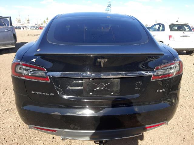 5YJSA1CP4DFP13897 - 2013 TESLA MODEL S Սև լուսանկար 6