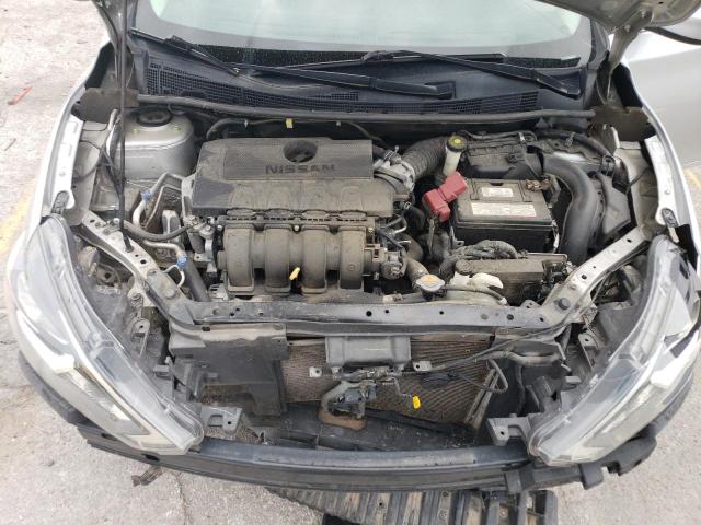 3N1AB7APXJY346182 - 2018 NISSAN SENTRA S SILVER photo 11