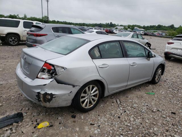 19XFB2F97CE066918 - 2012 HONDA CIVIC EXL 银色 照片 3