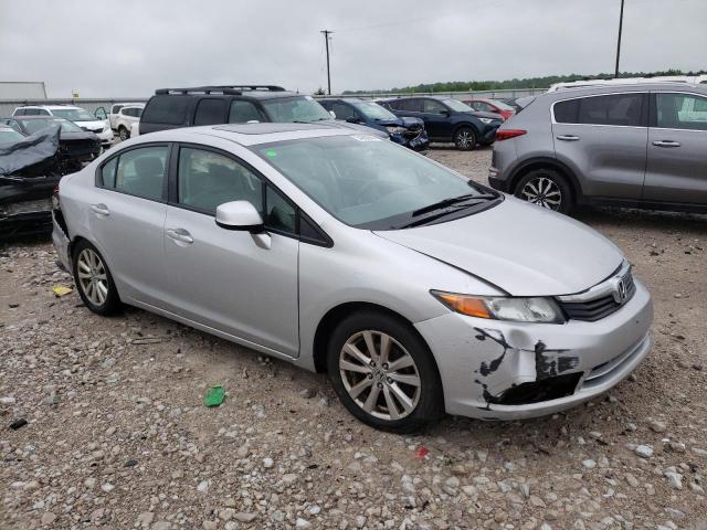 19XFB2F97CE066918 - 2012 HONDA CIVIC EXL 银色 照片 4