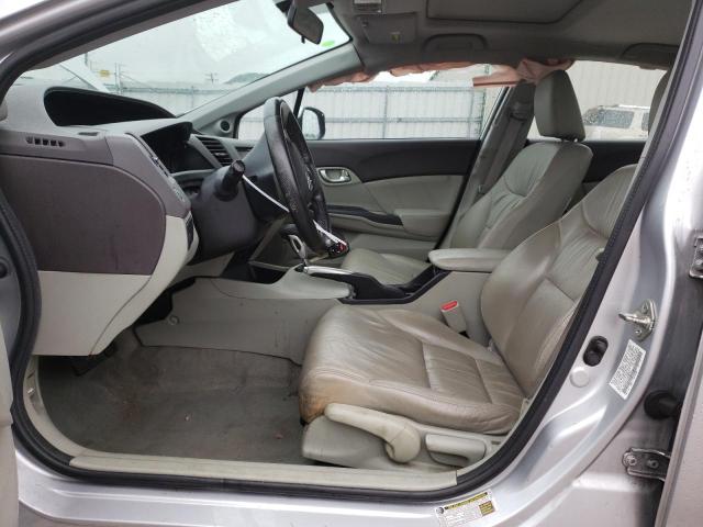 19XFB2F97CE066918 - 2012 HONDA CIVIC EXL 银色 照片 7