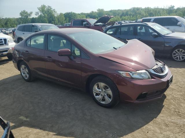 19XFB2F59EE222974 - 2014 HONDA CIVIC LX BURGUNDY photo 4