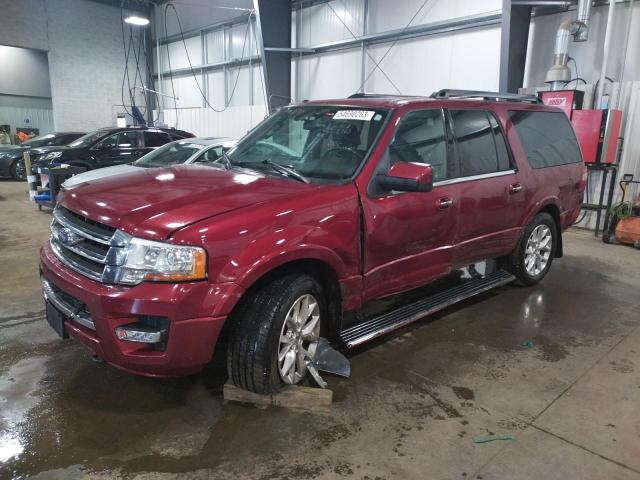 1FMJK2AT7FEF18018 - 2015 FORD EXPEDITION EL LIMITED RED photo 1