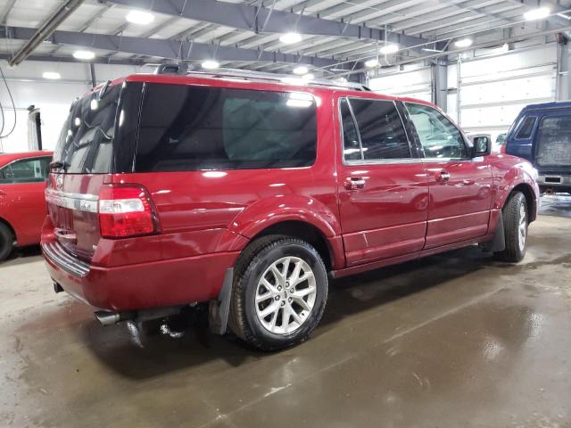 1FMJK2AT7FEF18018 - 2015 FORD EXPEDITION EL LIMITED RED photo 3