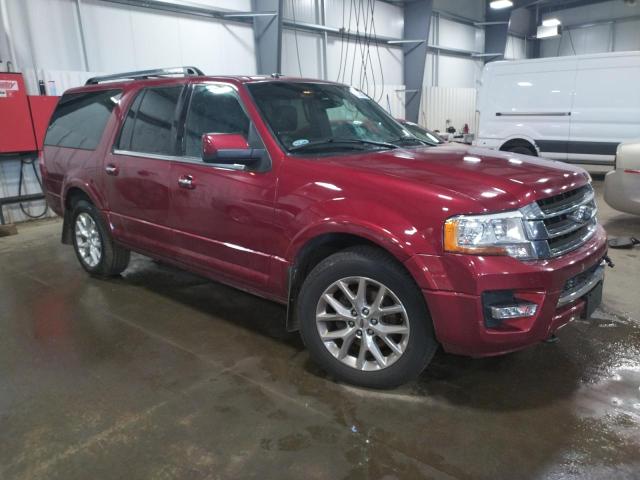 1FMJK2AT7FEF18018 - 2015 FORD EXPEDITION EL LIMITED RED photo 4