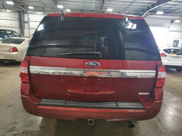 1FMJK2AT7FEF18018 - 2015 FORD EXPEDITION EL LIMITED RED photo 6