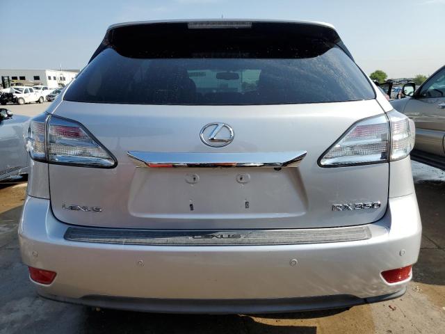 2T2ZK1BA2CC069064 - 2012 LEXUS RX 350 SILVER photo 6