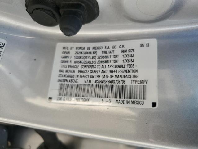 3CZRM3H55DG705708 - 2013 HONDA CR-V EX SILVER photo 12