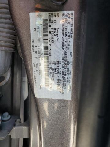 1FAHP3F21CL272137 - 2012 FORD FOCUS SE GRAY photo 12