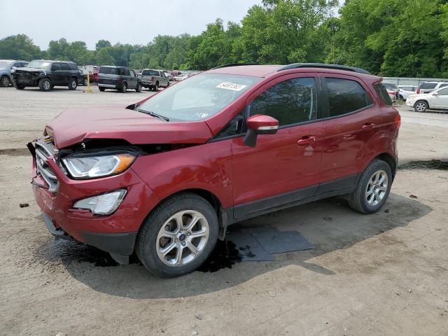 MAJ6P1UL3JC160587 - 2018 FORD ECOSPORT SE Czerwony zdjęcie 1