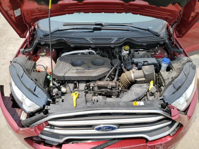 MAJ6P1UL3JC160587 - 2018 FORD ECOSPORT SE Czerwony zdjęcie 11